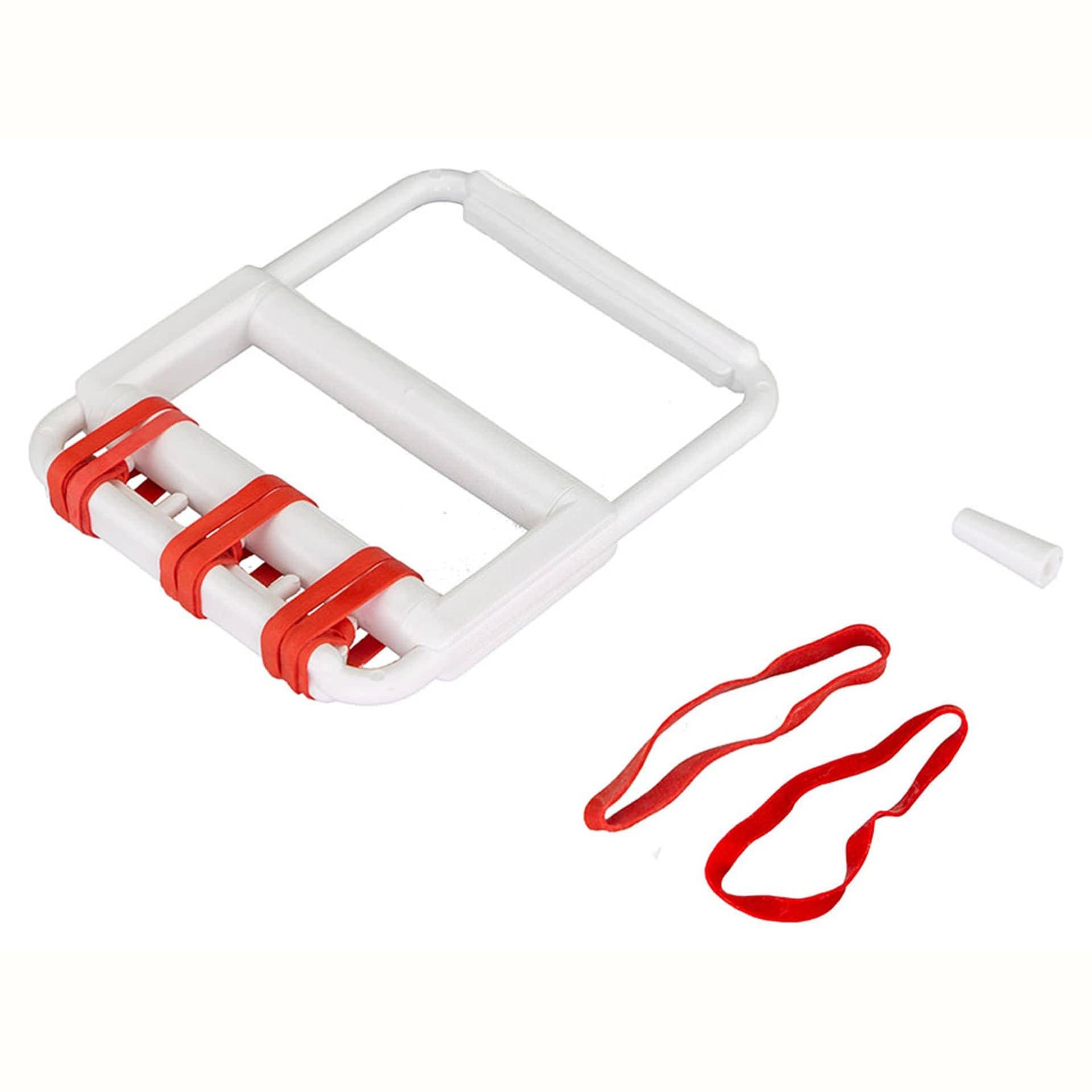 CanDo Latex Free rubber-band hand exerciser (5 Each: tan, yellow, red, green, blue) - Image 2
