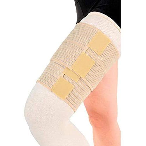 Jobst FarrowWrap Classic Compression Thighpiece, Tall, Medium, Tan - Image 1