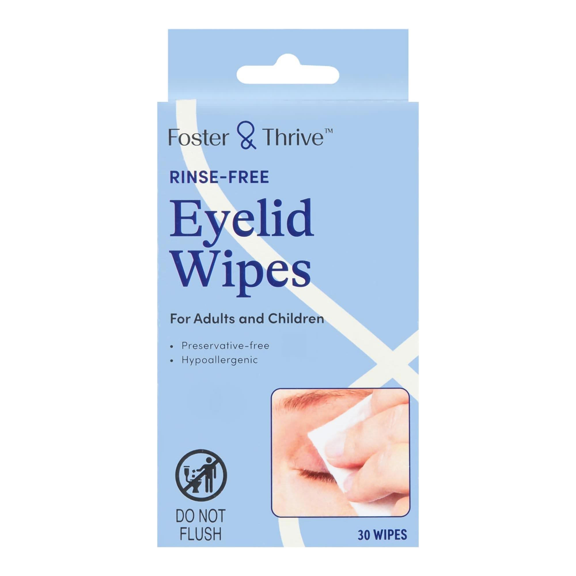 Foster and Thrive Eyelid Wipes - Box of 30 - Image 1