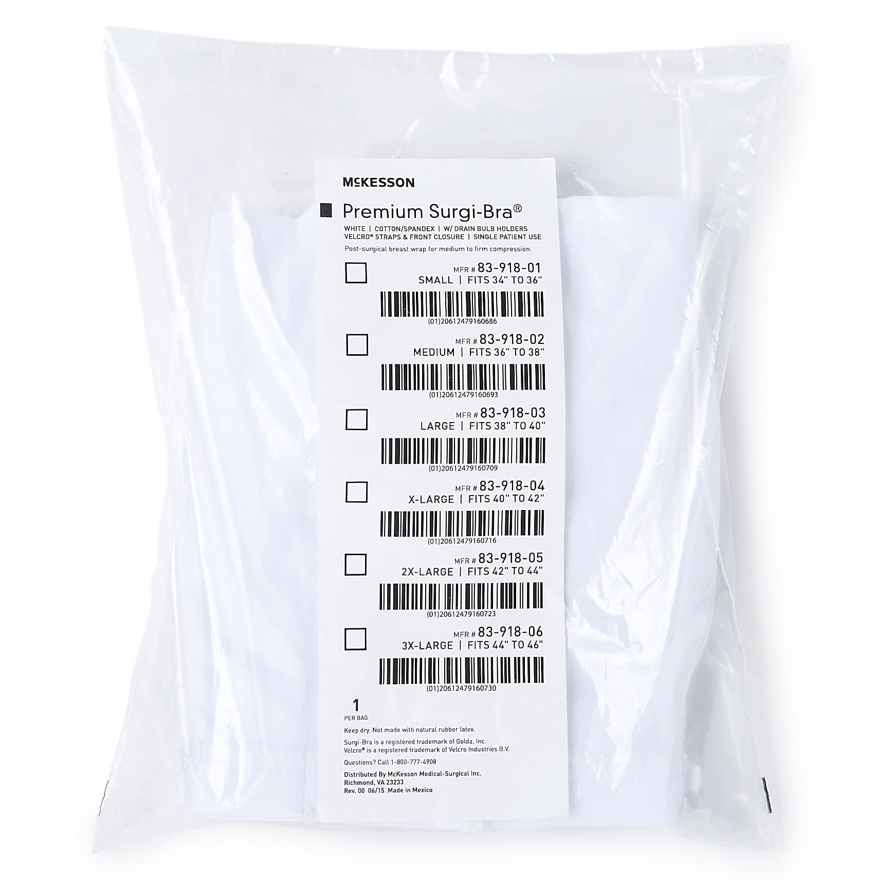 McKesson Premium Post-Surgical Bra - Image 5