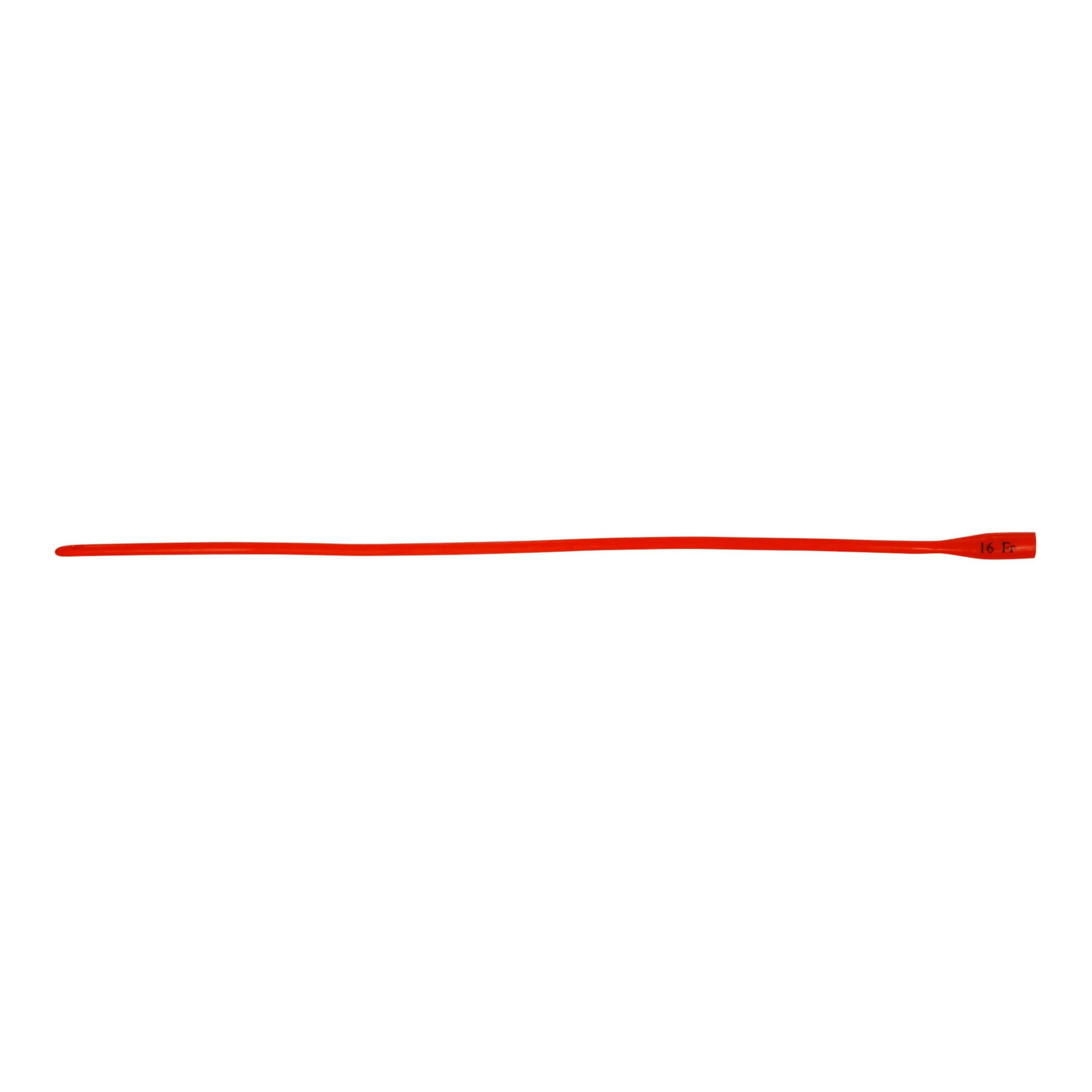 Dover Robinson Red Rubber Urethral Catheter, 16 Fr - Case of 100 - Image 1