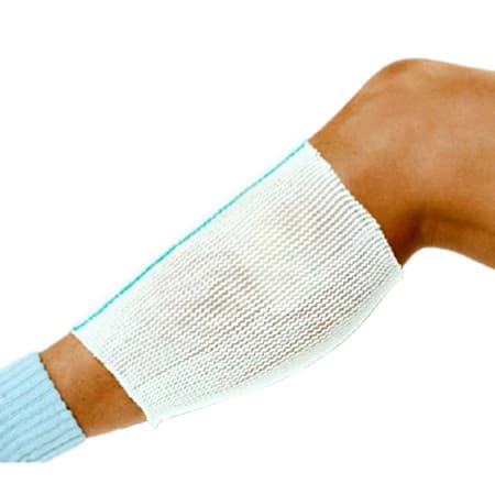 X-Span Elastic Net Retainer Dressing for Foot, Leg and Knee, White-Navy - Each - Image 1