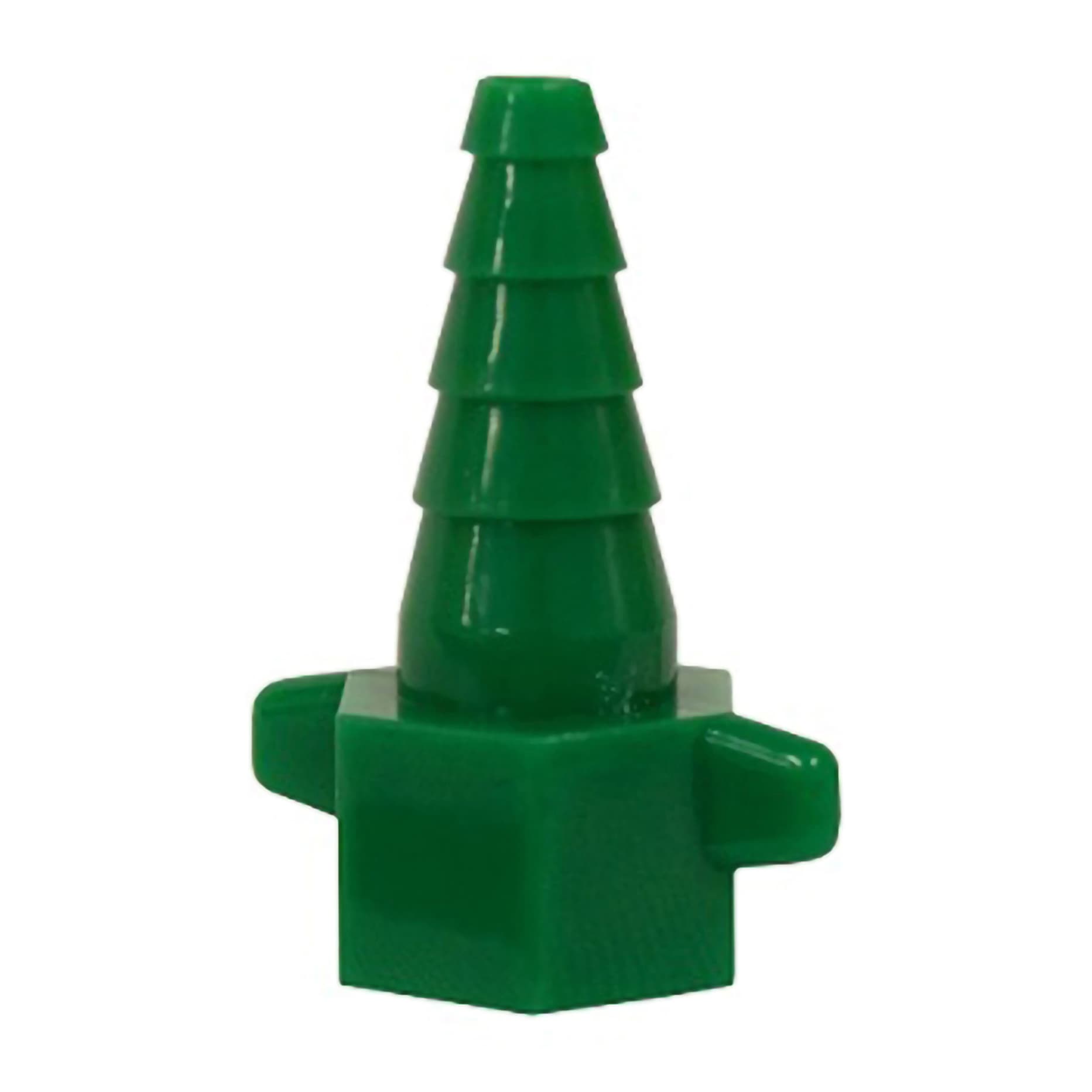 AirLife Christmas Tree Style Nut and Nipple Oxygen Tubing Connector - Case of 250 - Image 1