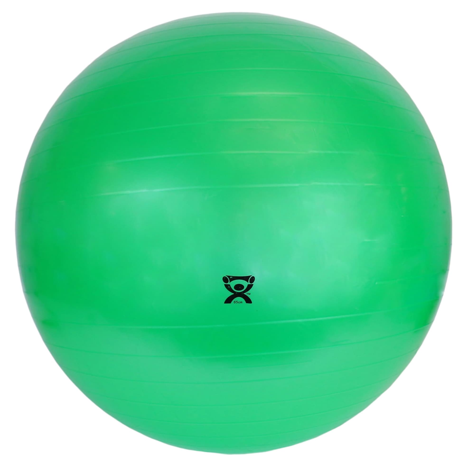 CanDo Inflatable Exercise Ball, 26 Inch, Green, Polybag - Image 1