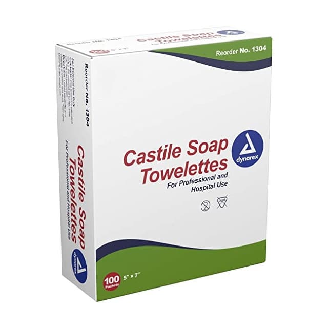 Dynarex Castile Soap Towelette - Each - Image 1