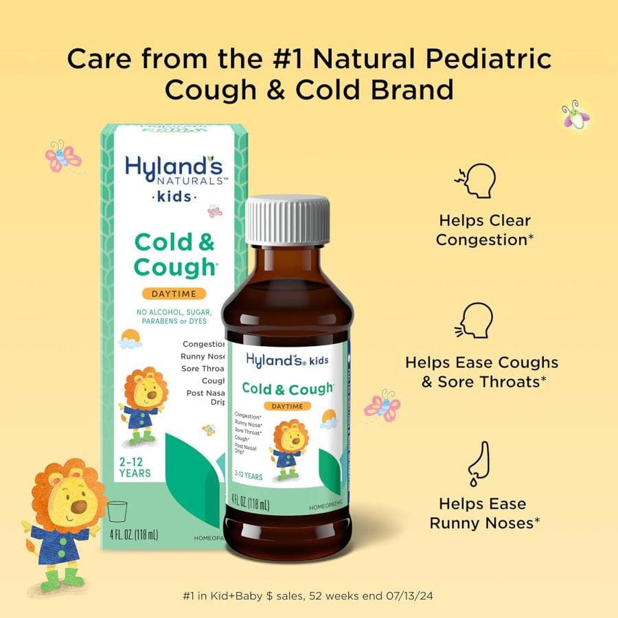 Hyland's 4 Kids Cold and Cough, Daytime , 4 oz - Each - Image 2