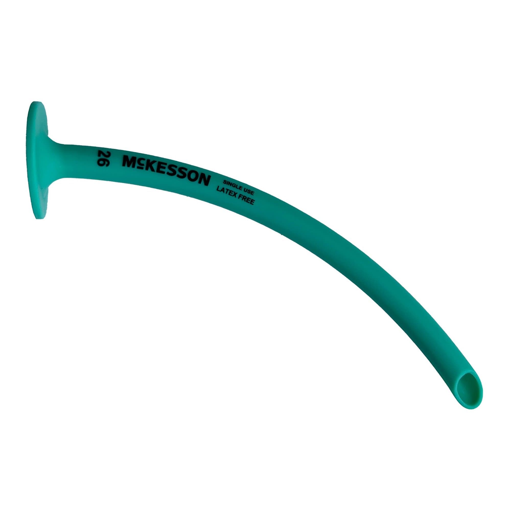 McKesson Nasopharyngeal Airway Green Sterile, 26 Fr., 21 to 30 Fr. - Box of 10 - Image 1