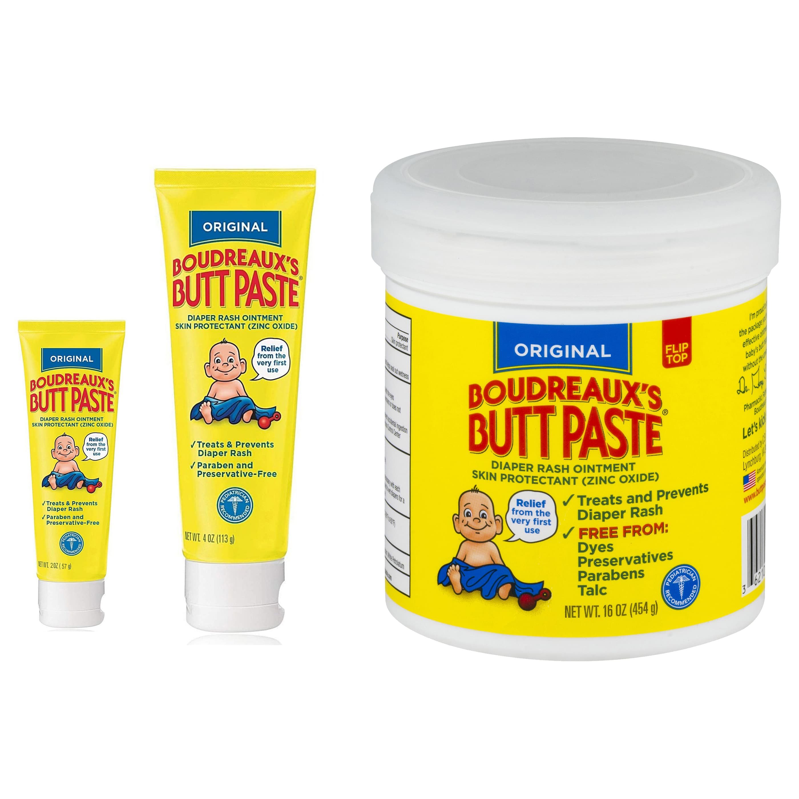 Boudreaux's Butt Paste Original Diaper Rash Ointment