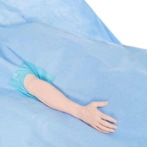 O and M Halyard Inc Orthopedic Drape Blue 76 W x 120 L Inch Without Covers - Case of 14 - Image 3