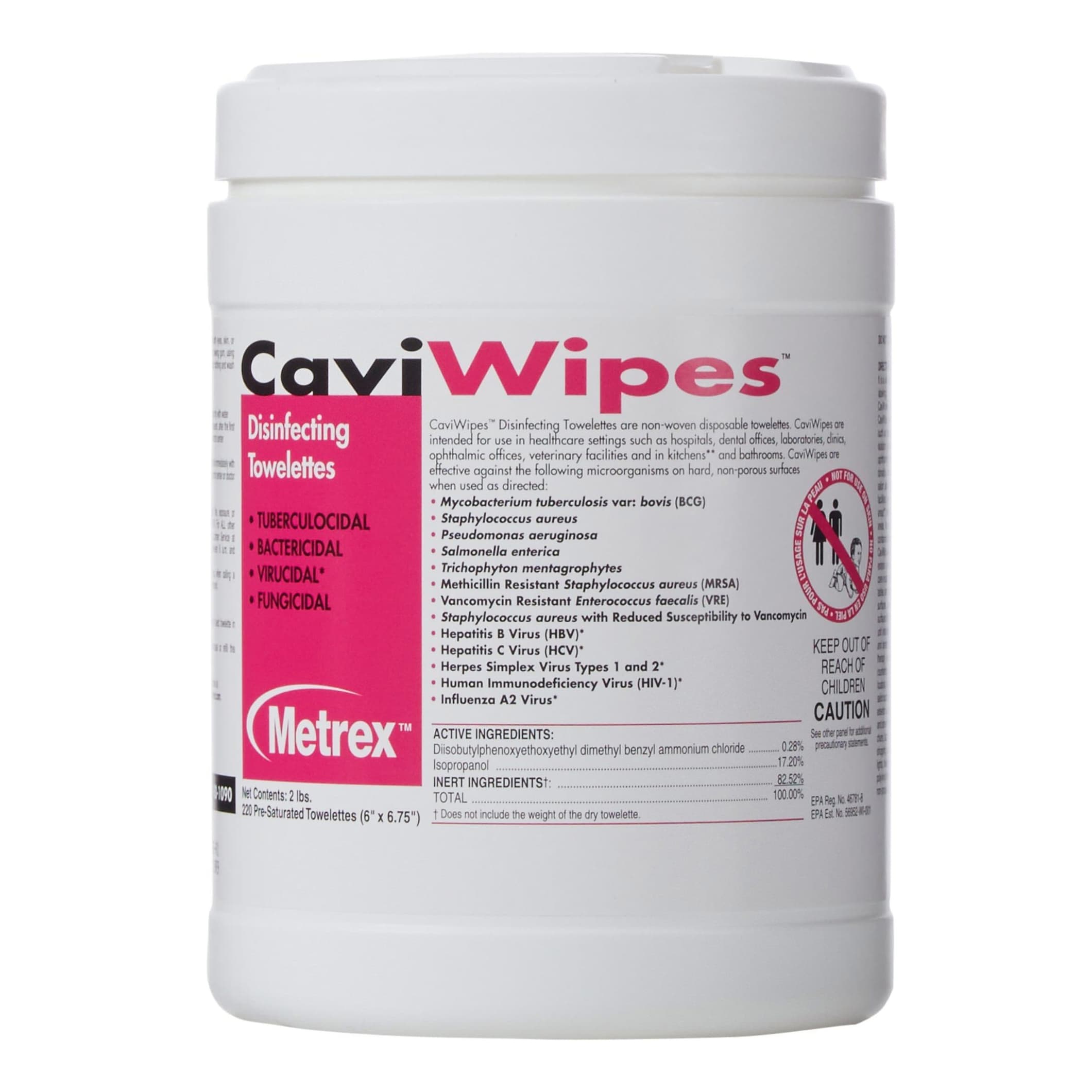 CaviWipes 6" x 6.75" - Each