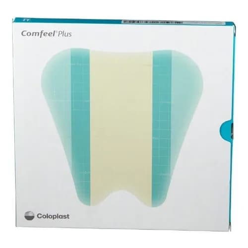 Comfeel Plus Hydrocolloid Dressing, 7 x 8 Inch - Box of 5 - Image 1