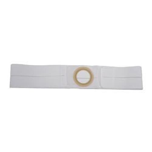 Nu-Hope Nu-Form 4" White Regular Elastic Ostomy Support Belt with Prolapse, Large, 2-5/8 Inch - Each - Image 1