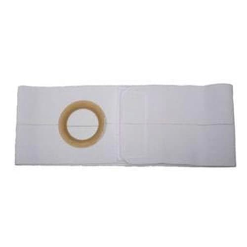 Nu-Hope Nu-Form 6" Ostomy Support Belt Without Prolapse Flap, 3-3/8" White, Medium - Each - Image 1