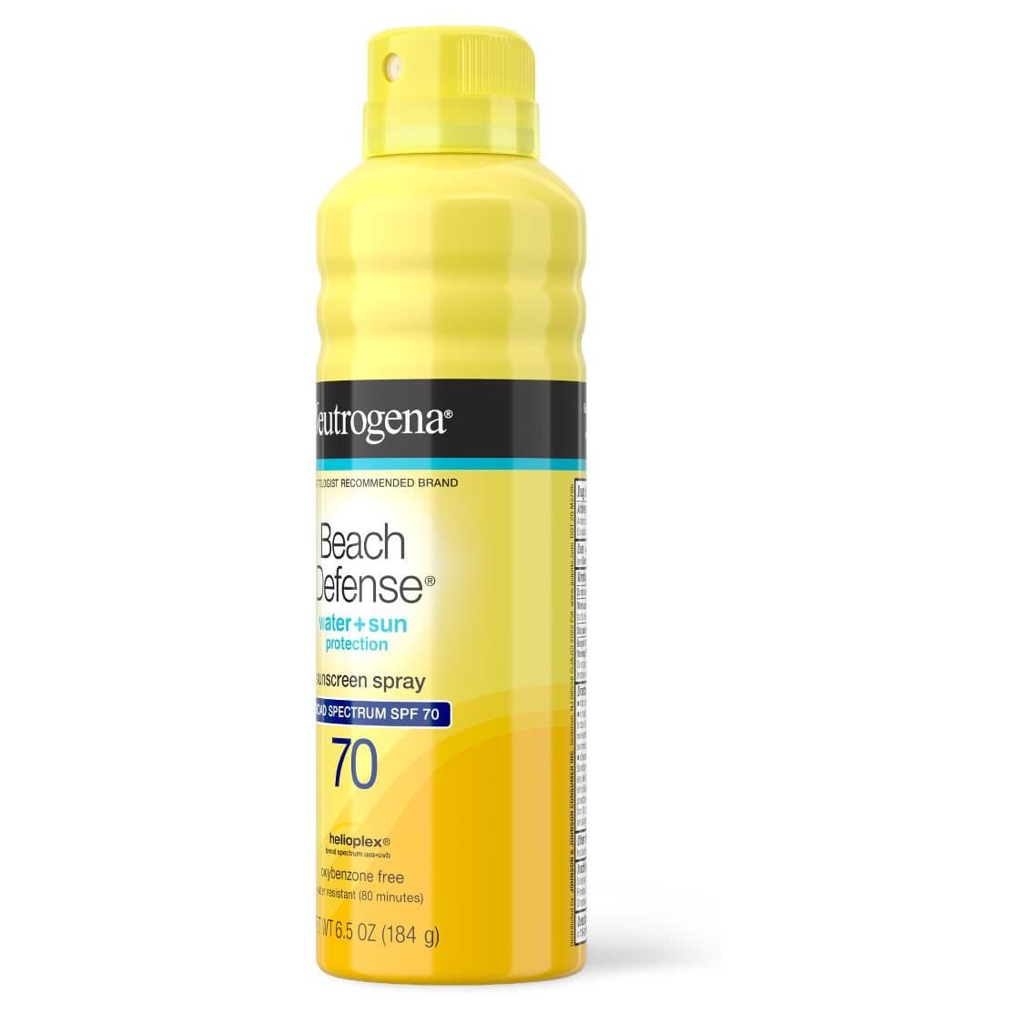 Neutrogena Beach Defense Sunscreen Spray, SPF 70, 6.5 oz - Case of 12 - Image 1