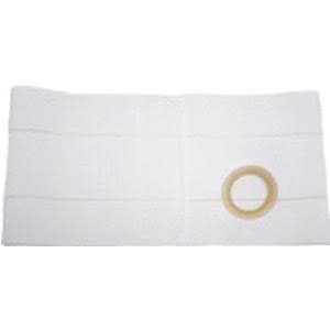 Nu-Hope Nu-Form 7" Ostomy Support Belt Without Prolapse Flap, 2-7/8 x 3-3/8" White, Large - Each - Image 1