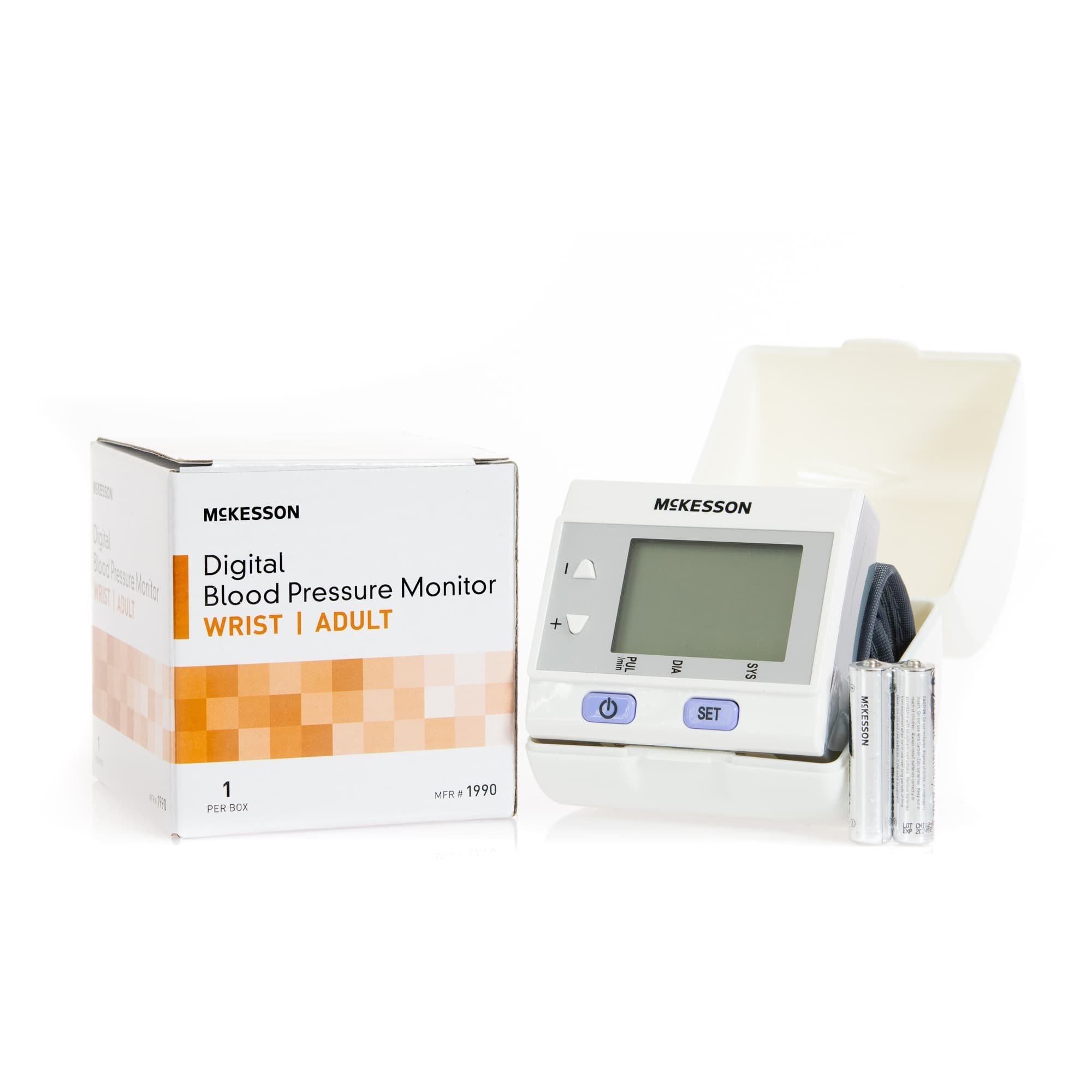 McKesson Automatic Digital Wrist BP Monitor, One Size Fits Most Nylon Cuff - Image 2