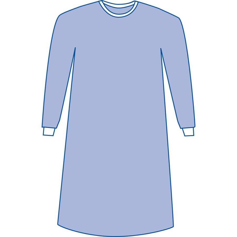 Medline Nonsterile Nonreinforced Sms Gowns, Extra Large - Case of 60 - Image 1