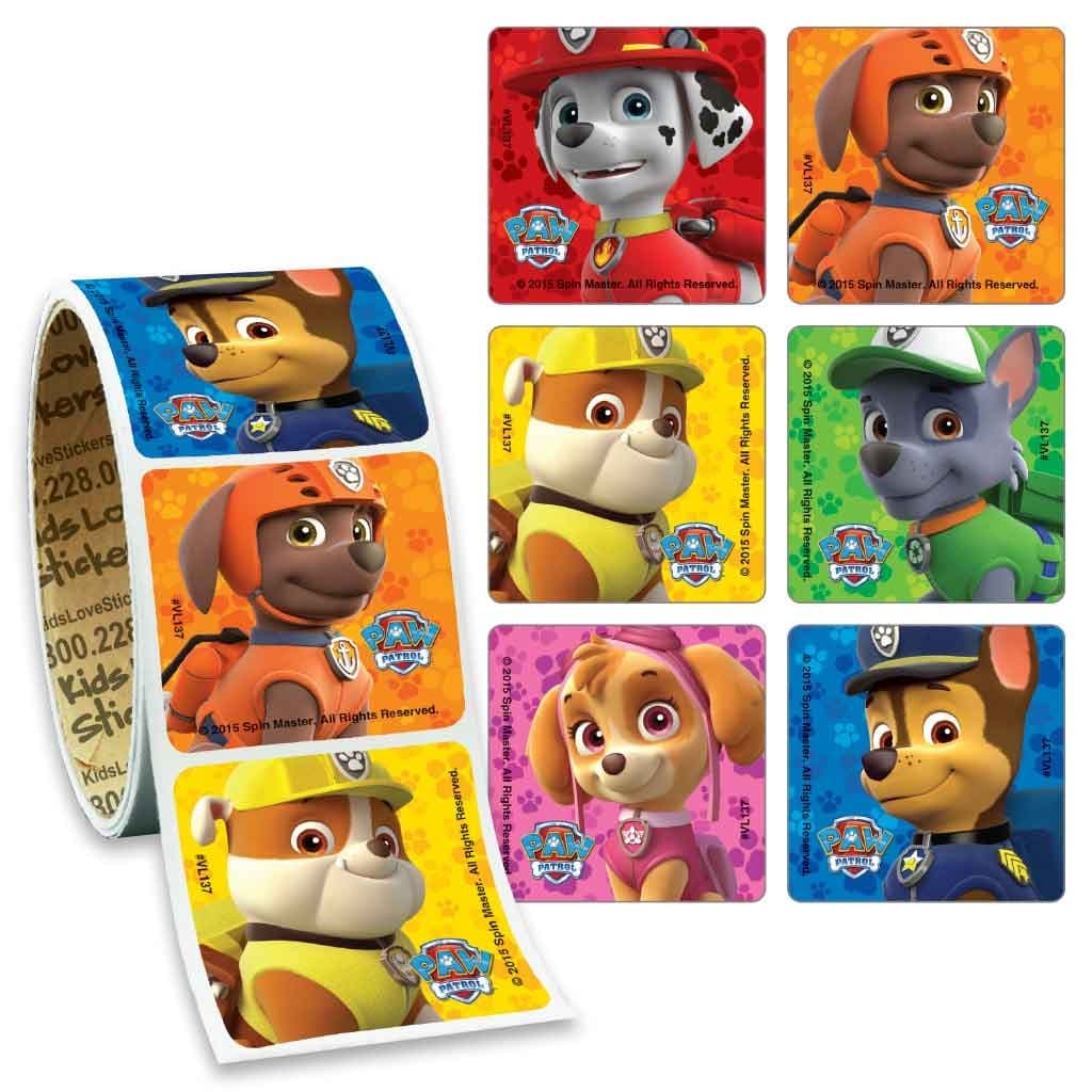 Medibadge 1.62 x 1.62 Inch Disney Stickers, Paw Patrol - Package of 100 - Image 1