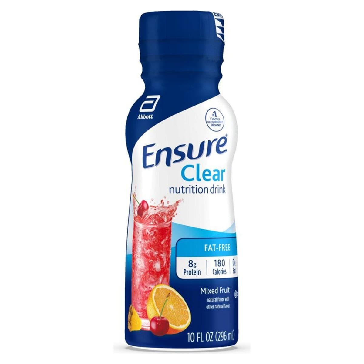 Ensure Clear Nutrition Drink, Mixed Fruit, 10 oz - Package of 4 - Image 1