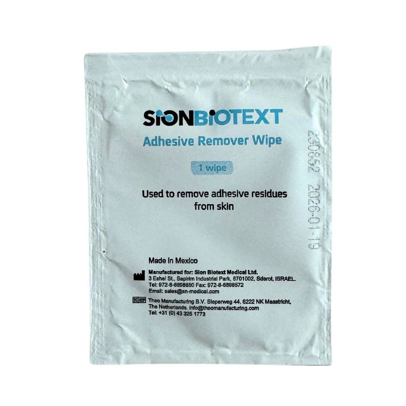 Sion Biotext Adhesive Remover Wipes - Each - Image 1