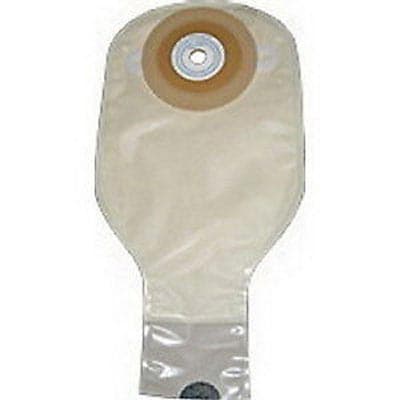 Nu-Hope Round Opaque Urinary Pouch, Convex, 1-1/2 Inch, with 5" pad - Box of 10 - Image 1