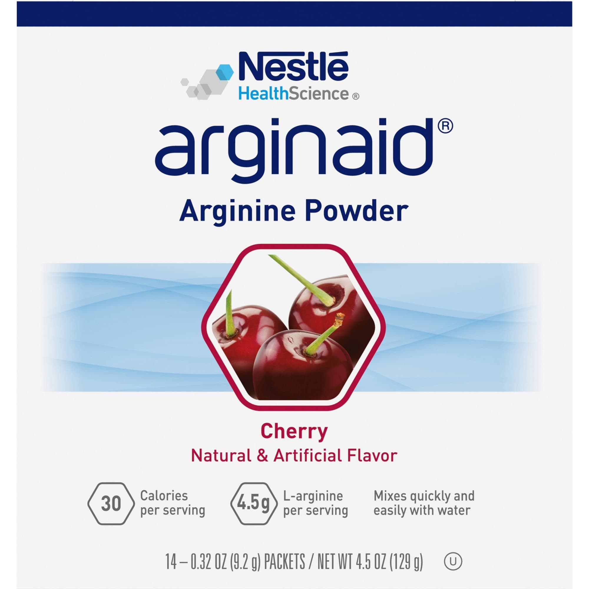 Arginaid Arginine Powder, Cherry, 0.32 oz - Case of 56 - Image 1
