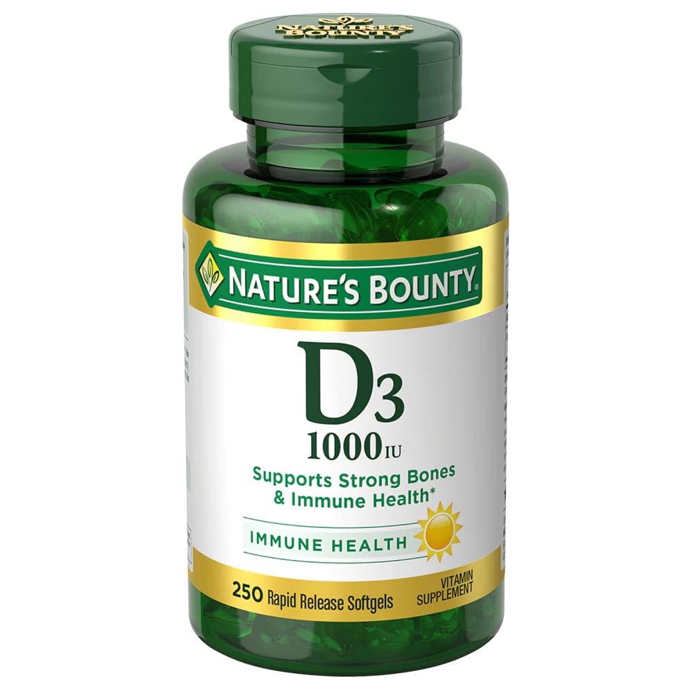 Nature's Bounty Vitamin D3 Softgels - Image 3