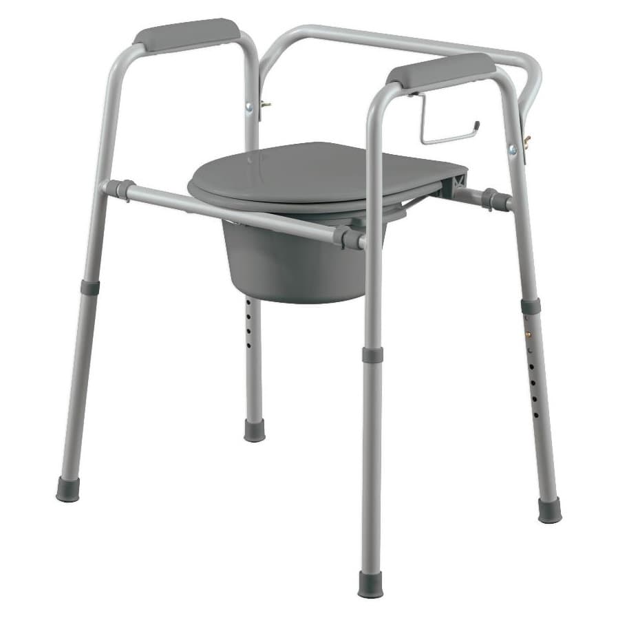 Medline Knockdown Bedside Commode - Image 1