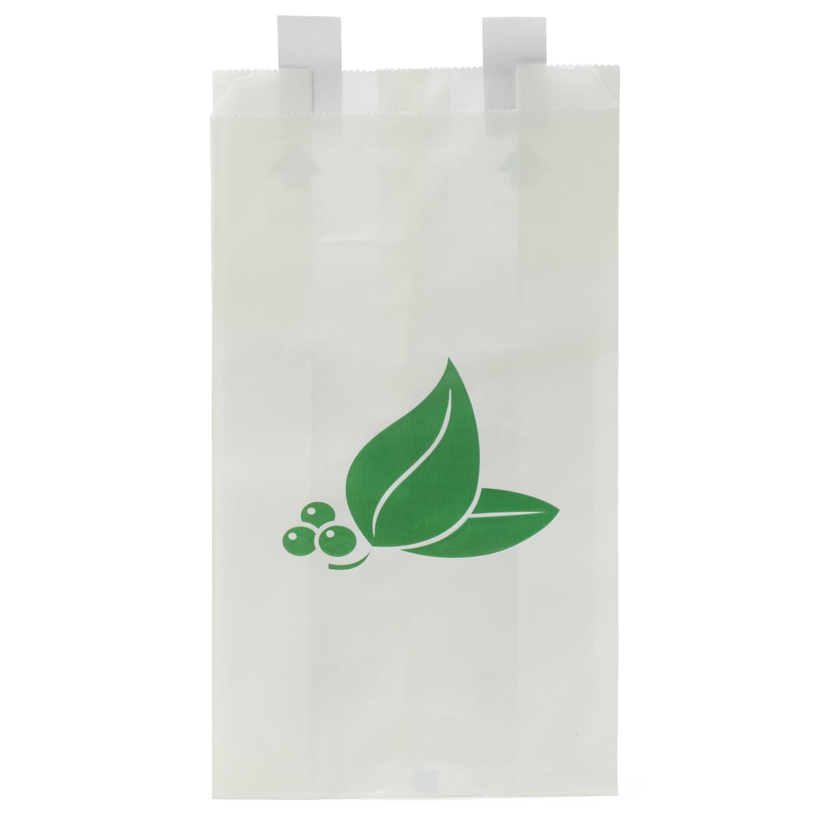 Medline White Paper Bedside Bag - Image 1
