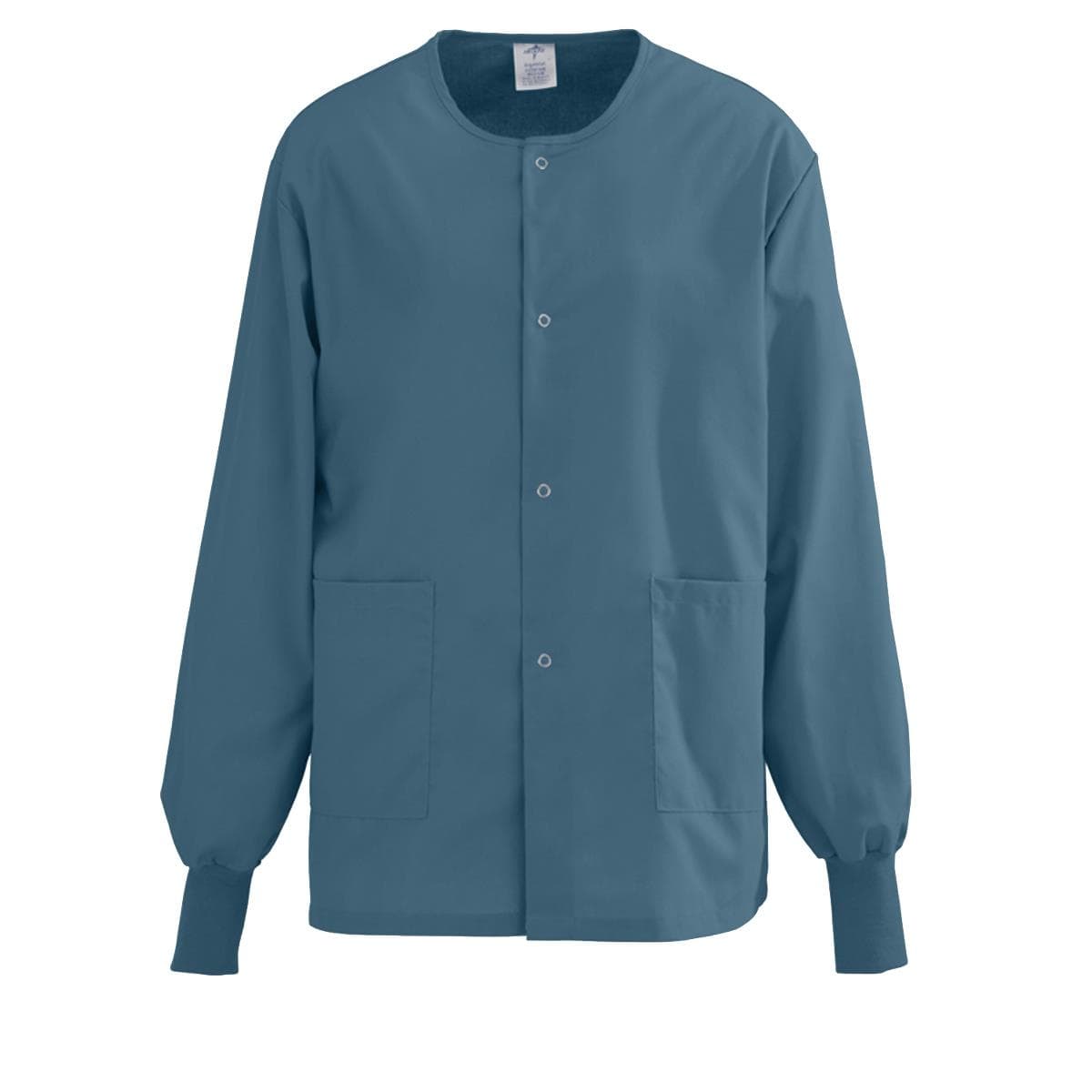 Performax Unisex Snap-front Warm-up Jackets, Caribbean Blue, 2XLarge - Image 1