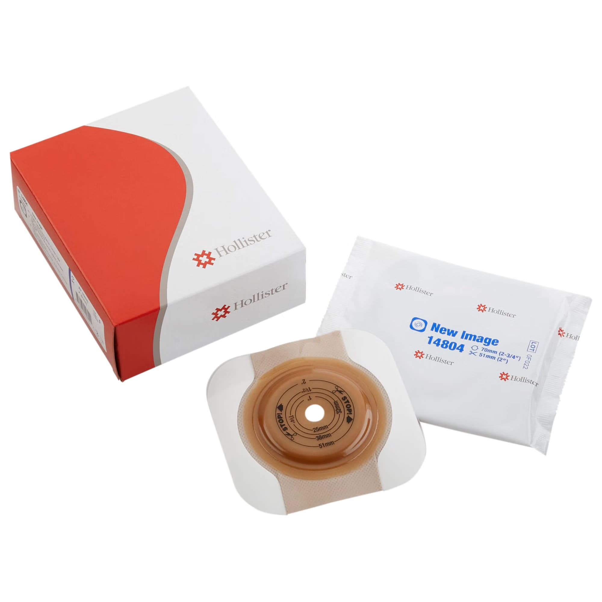 New Image Convex Flextend Skin Barrier, 2-3/4 Inch Flange, Up to 2 Inch Stoma - Box of 5 - Image 1