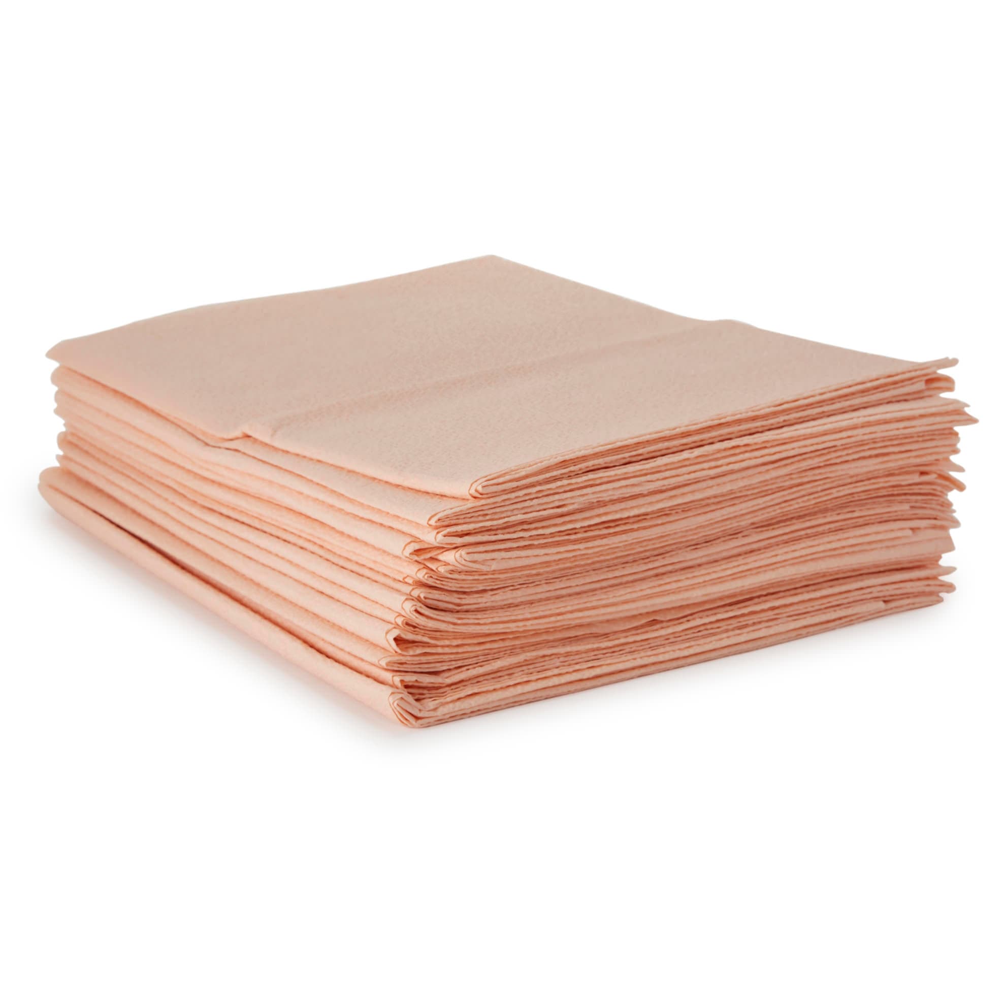 McKesson General Purpose Physical Exam Drape, Peach, 40 W x 48 L Inch - Case of 100 - Image 1