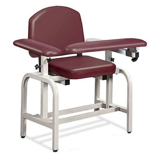 Clinton Lab X Series, Blood Drawing Chair with Padded Arms - Image 1