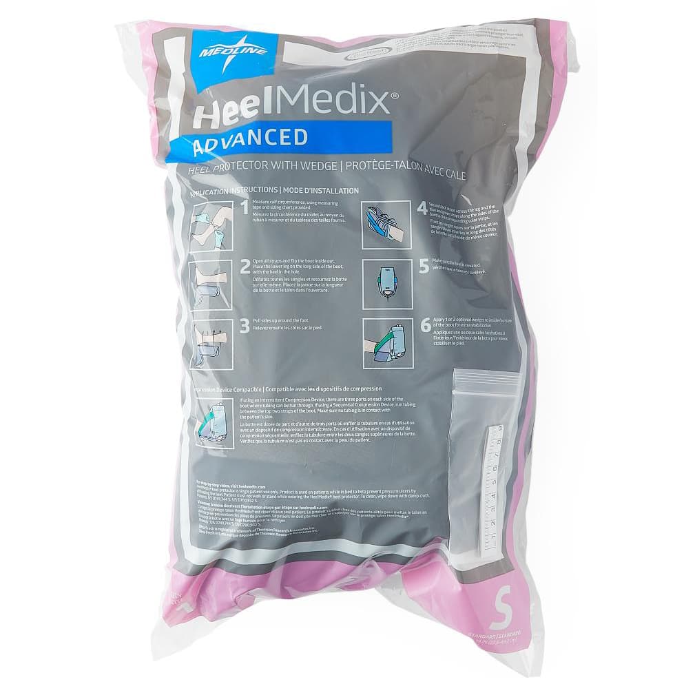 Medline HeelMedix Advanced Heel Protector, Standard, 11"-19" Calf Circumference - Image 1