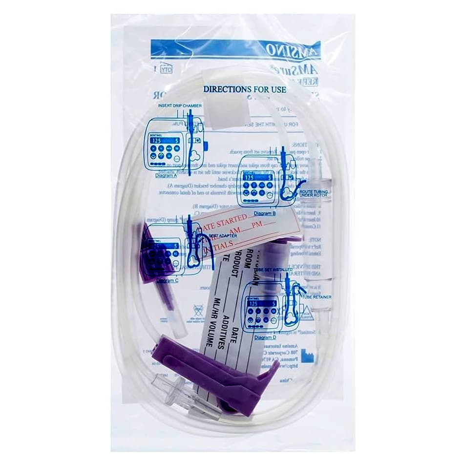 AMSure Enteral Feeding Pump Spike Set - Each - Image 1