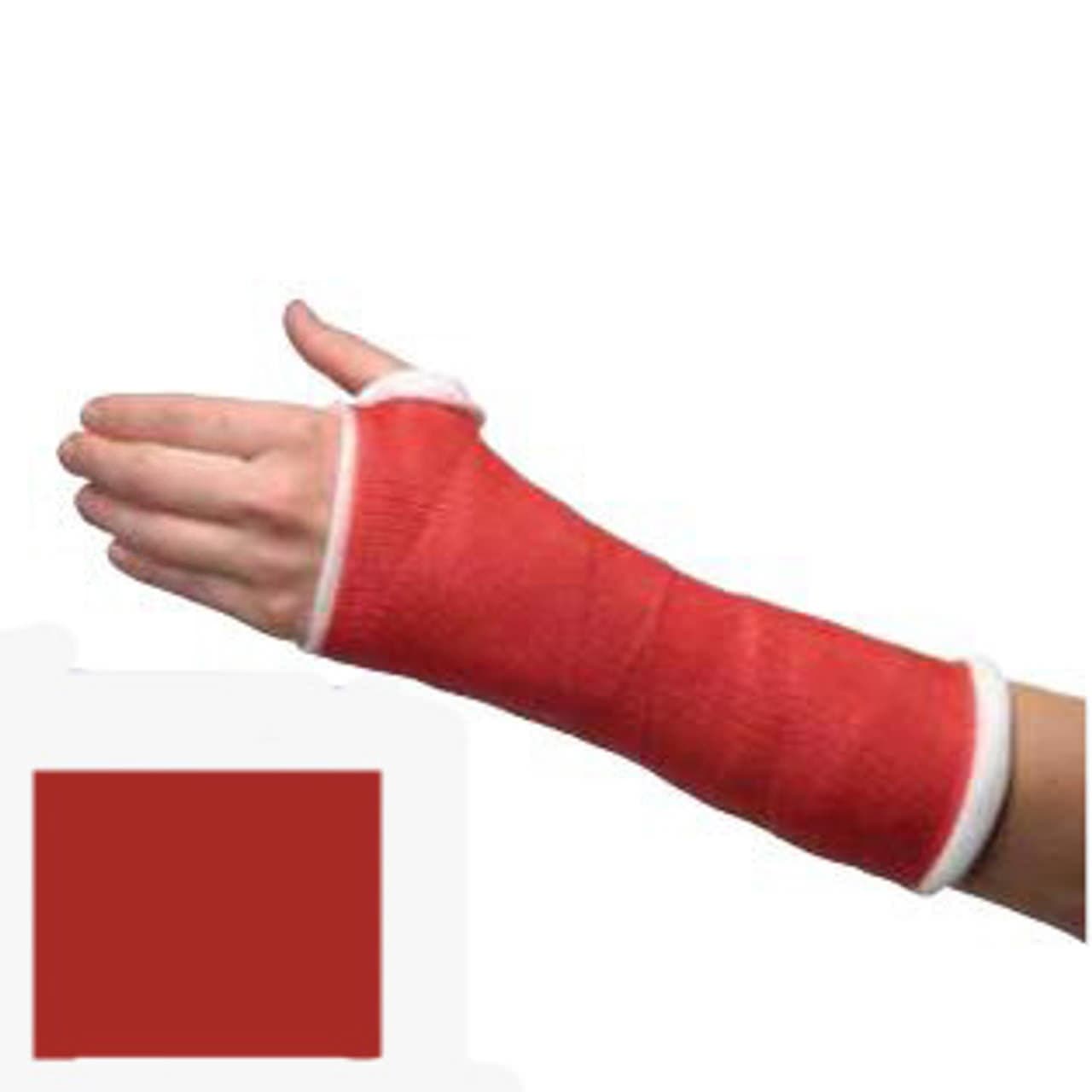 Delta-Lite Conformable Fiberglass Cast Tape, Red, 3" x 12 Feet - Box of 10 - Image 1