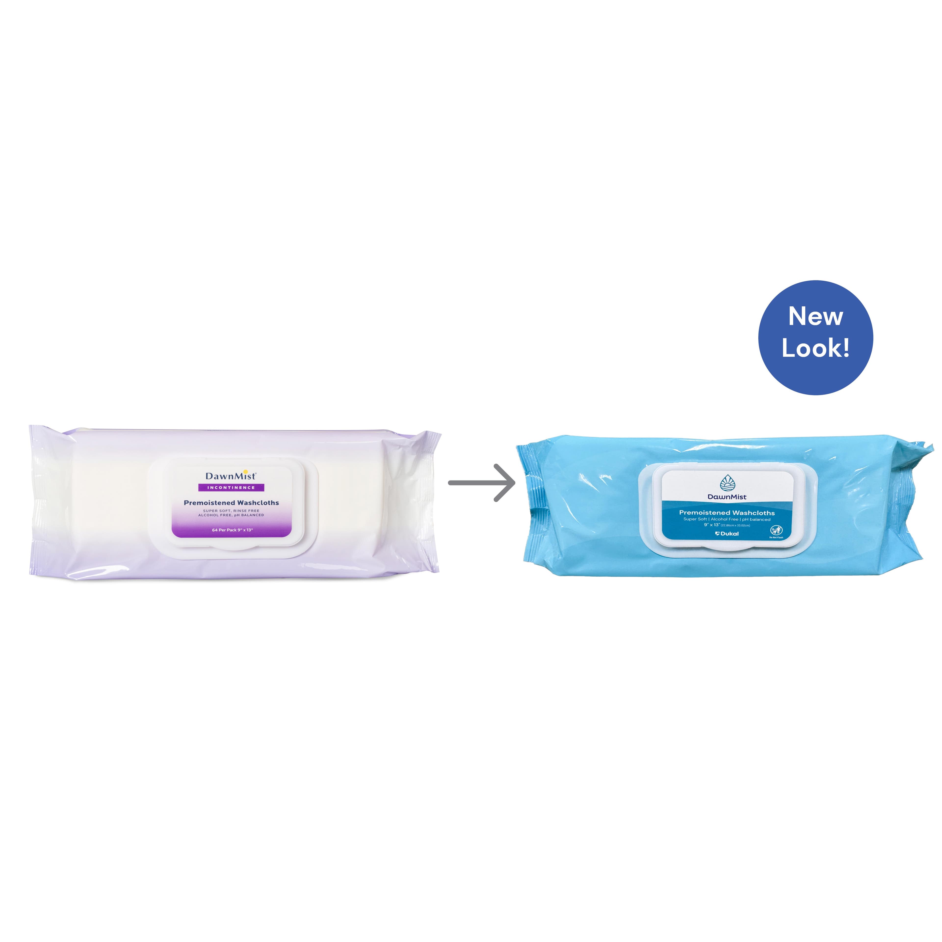 DawnMist Personal Wipes, Aloe-Lanolin Fresh Scent, 64 Count - Image 4