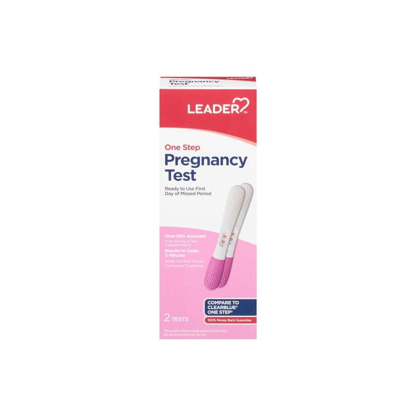 Leader Pregnancy Test, 2 Count - Each - Image 1