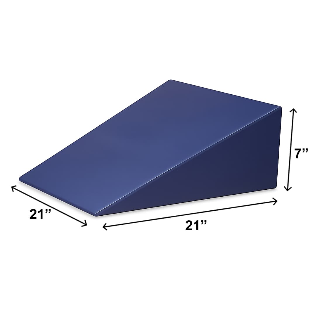 Medline Reusable Nylex-Covered Foam Positioning Wedge, 21 x 21 x 7 Inch - Each - Image 1
