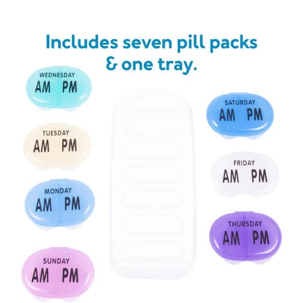 Apex Pocket Med Pack with 7-Day Tray Pill Organizer - Image 2