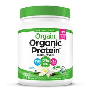 Orgain Organic Plant Based Protein Powder, Sweet Vanilla Bean 16.3 oz - Each - Image 1