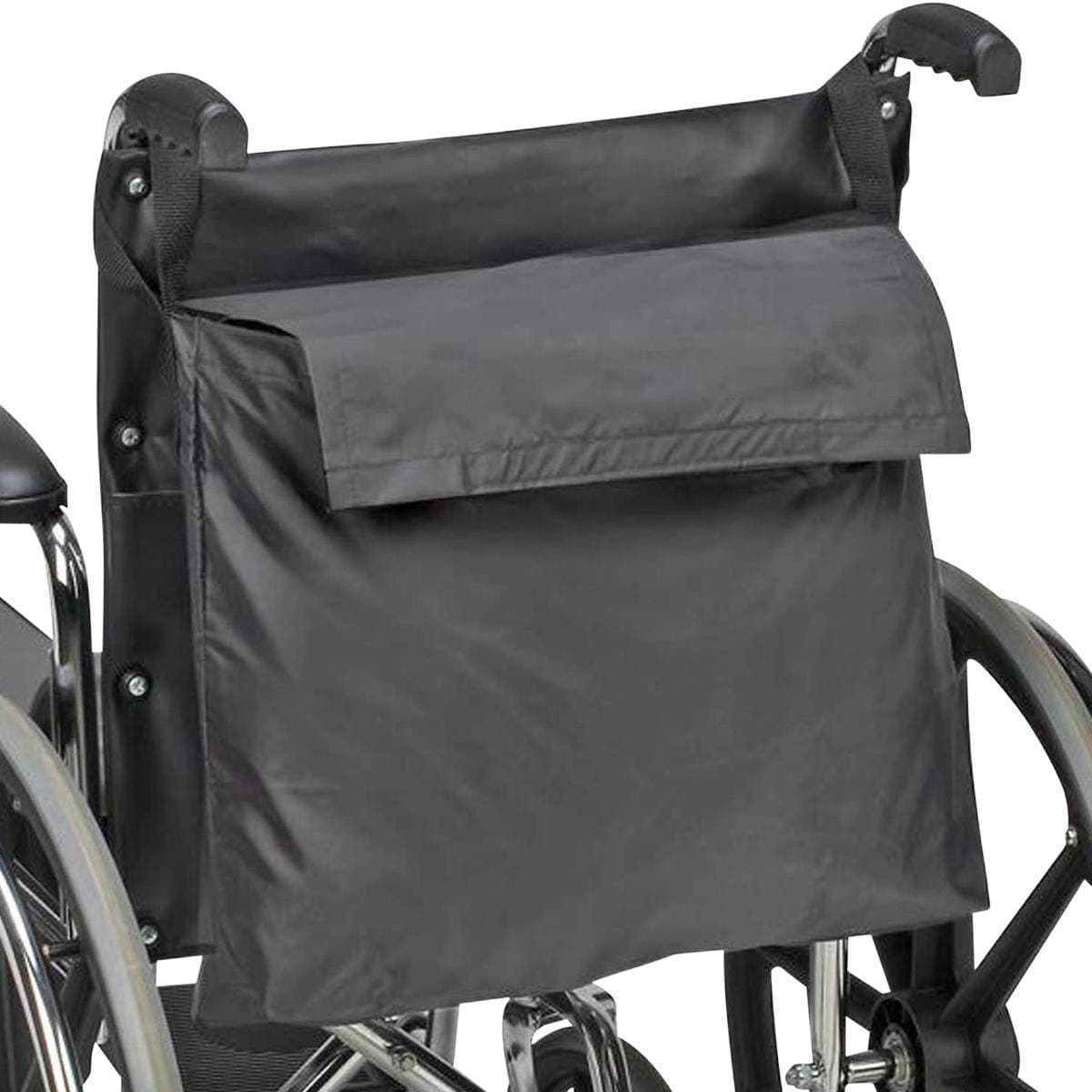 HealthSmart Wheelchair Backpack with Slip-On Straps, 14" x 19" Storage - Image 1