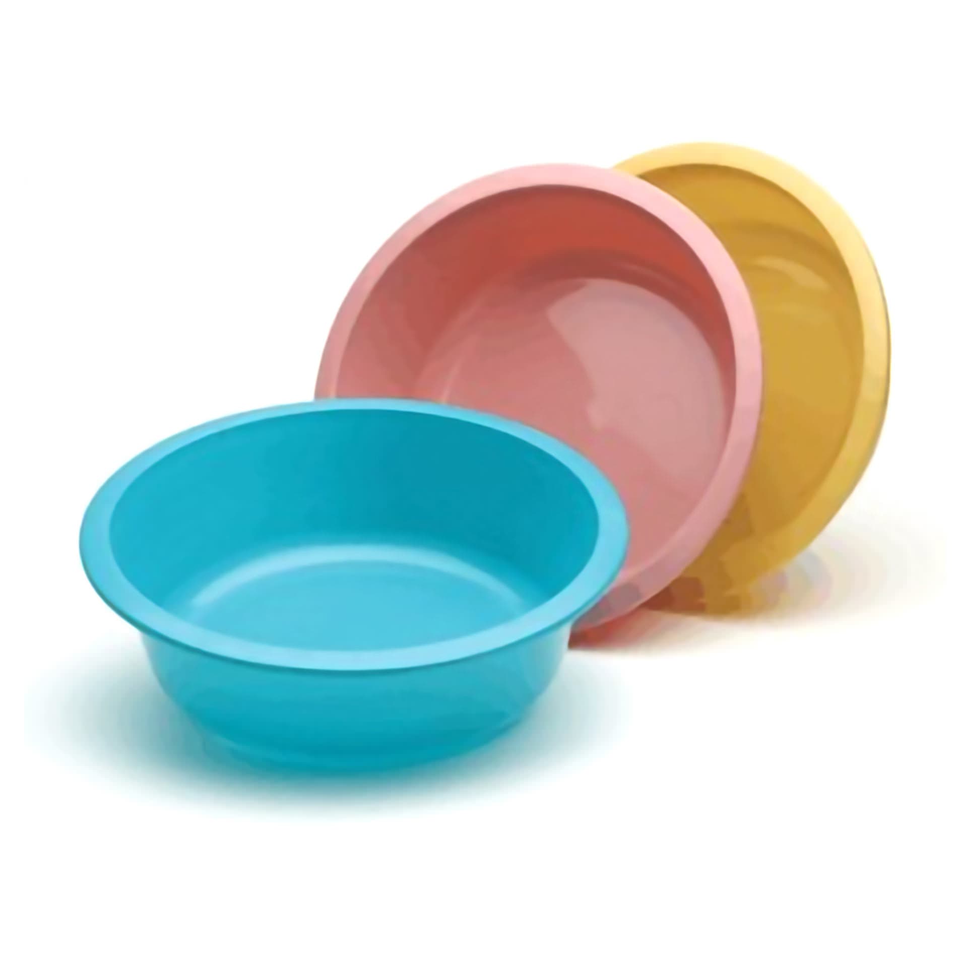 Medegen Wash Basin Round, Turquoise, Graduated, 6 Quart - Case of 50 - Image 1