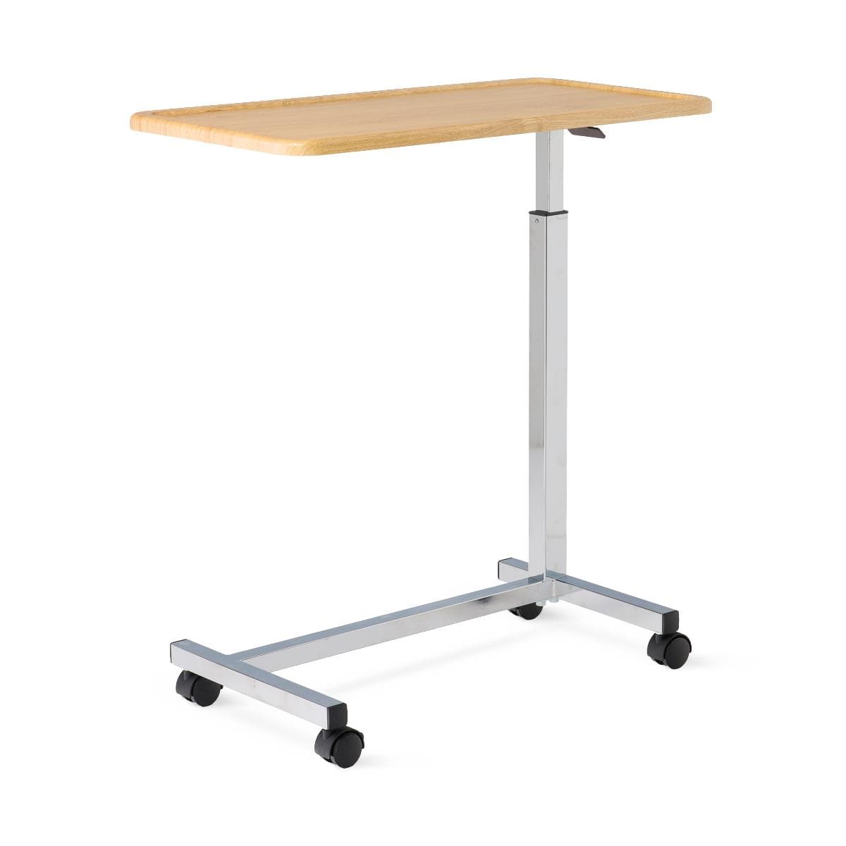 Medline At Home 150 Series Thermofoil Surface Overbed Table - Image 1