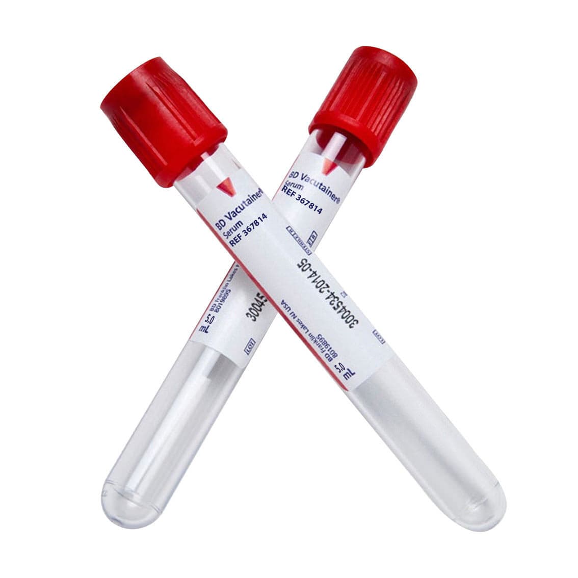 BD Vacutainer Venous Blood Collection Silicone Coated Tube, 5 mL - Box of 100 - Image 1