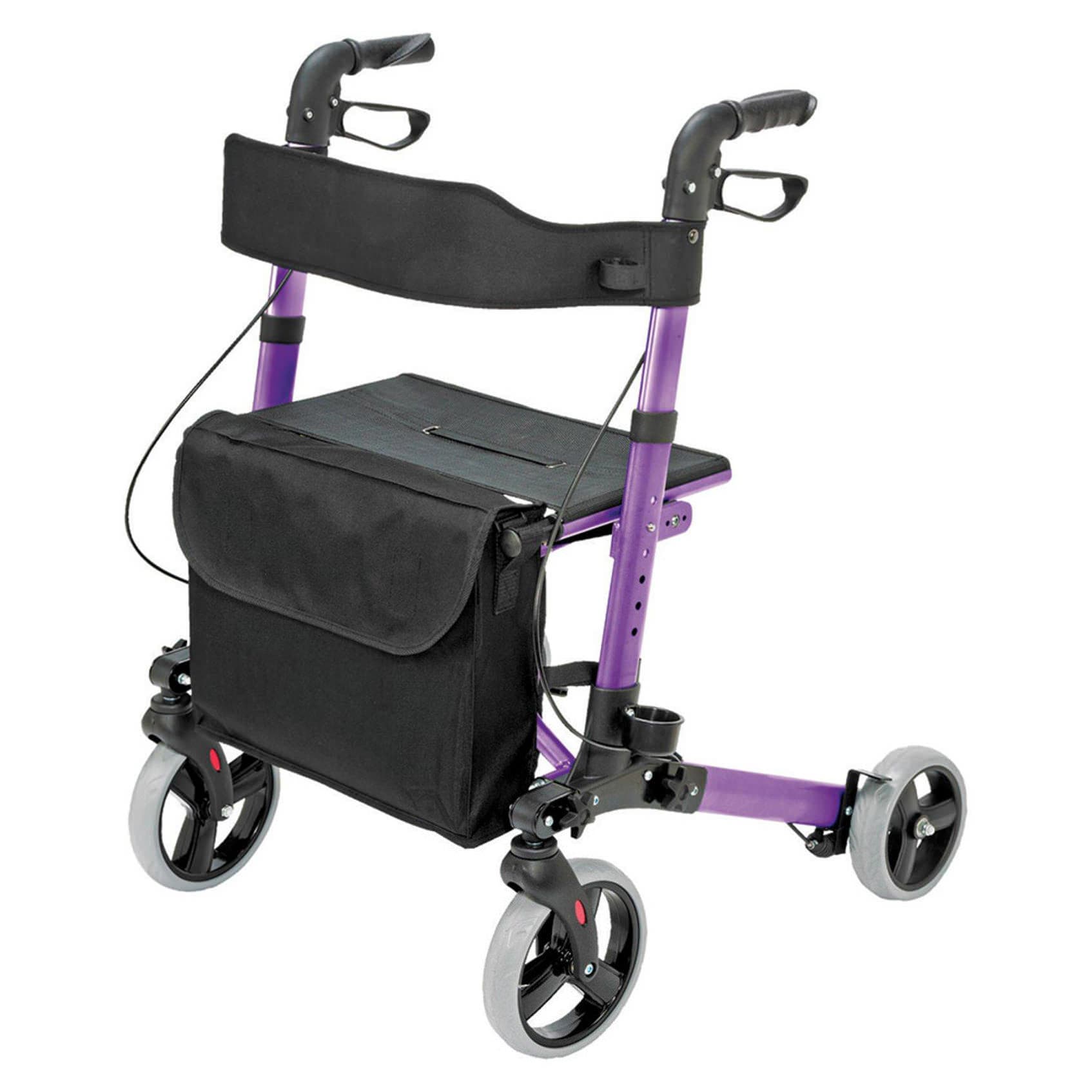 HealthSmart Gateway Aluminum Medical 4 Wheel Rollator - Image 1
