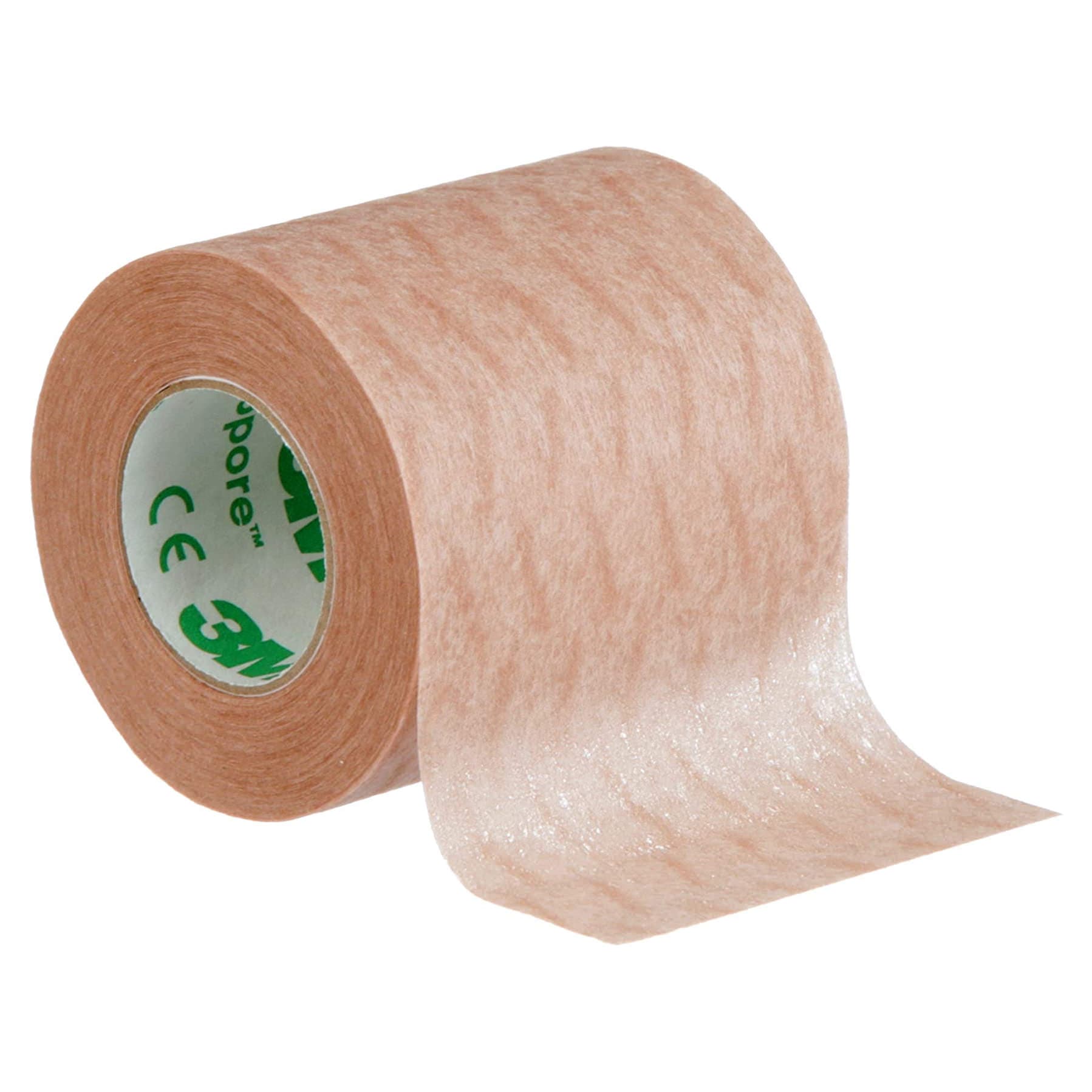 3M Micropore Waterproof Skin Friendly Surgical Tape, 2 Inch x 10 Yards, Tan - Box of 6 - Image 3