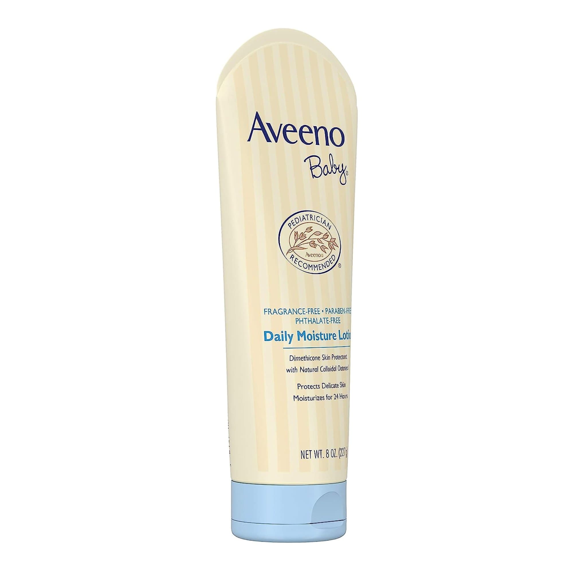 Aveeno Baby Daily Moisture Lotion, Unscented, 8 oz - Each - Image 2