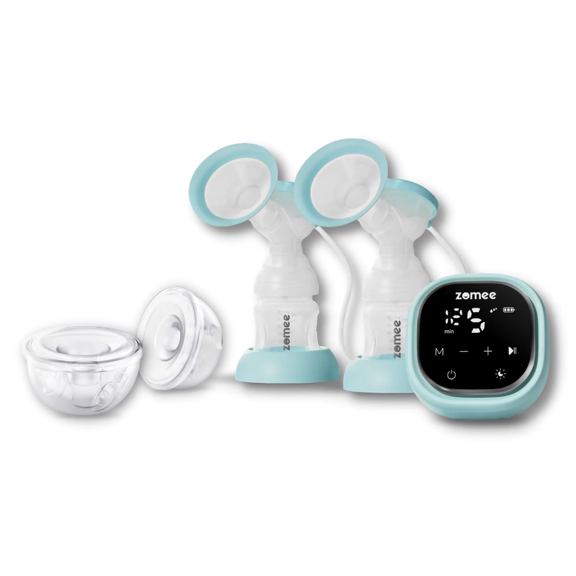 Zomee Z2 Double Electric Breast Pump With Hands Free Collection Cups