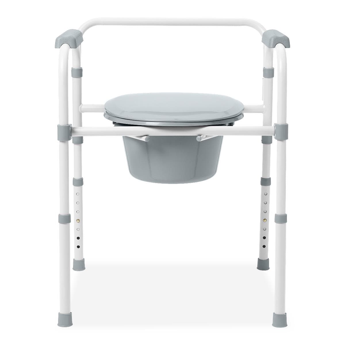Medline Steel 3-in-1 Elongated Folding Commode - Image 4